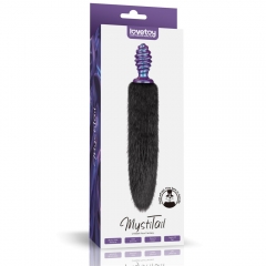 MystiTail Silicone Anal Plug with 14" Tail