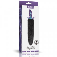 MystiTail Silicone Anal Plug with 14" Tail